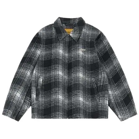 Dime(ダイム) WAVE PLAID JACKET / CHARCOAL