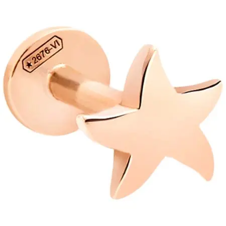 Dodo(ドド) ステッリーナ ピアス（ローズゴールド）