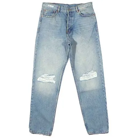 Dr.DENIM(ドクターデニム) DASH Relaxed Straight Stone Cast Used Ripped リラックスストレート