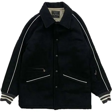 DRYBONES(ドライボーンズ) Solid Piping Car Coat
