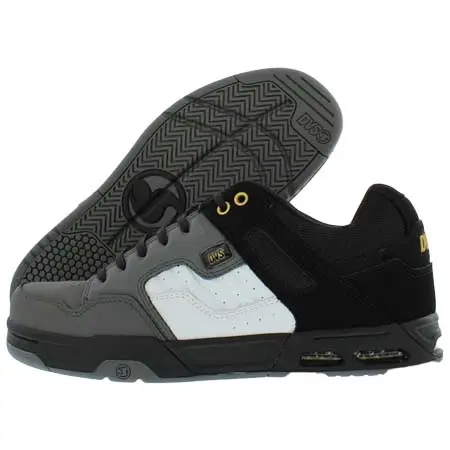 DVS(ディーブイエス) men’s Enduro Heir skate shoe Blk Wht Chr Nbk sz 12
