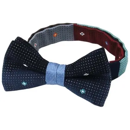 Earldom(アールダム) UPCYCLE 蝶ネクタイ Navy 5939-17