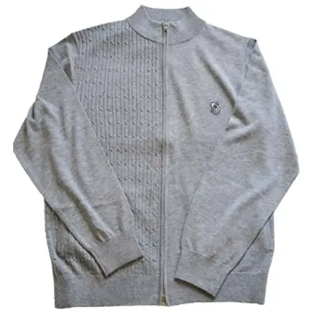 efficace(エフィカス) ケーブル切り替えニットZIPUP 2408-1859