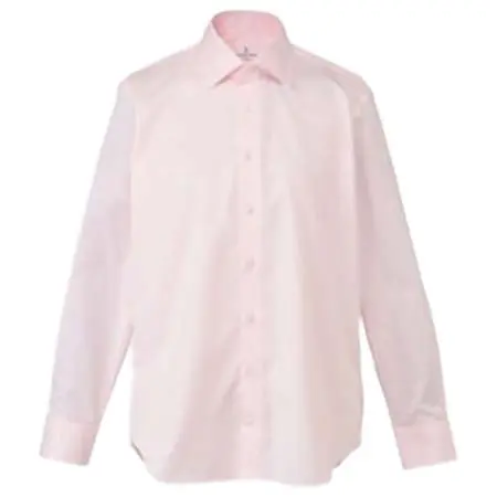 EMANUEL BERG(エマニュエル バーグ) レスシャツ　ピンクツイル　セミワイド　ＥＢ２５Ｓ／Ｓ／ＭＴＭ１８６９