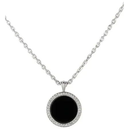 Emanuele Bicocchi(エマヌエーレビコッキ) オニキス アミュレット ペンダント ネックレス