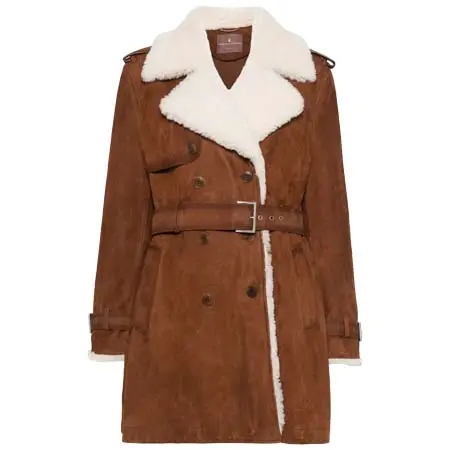 ERMANNO SCERVINO(エルマンノ シェルヴィーノ) スエード コート