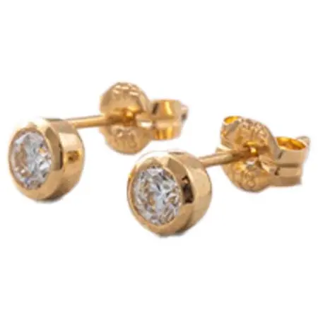 ete(エテ) K18 ダイヤモンド 0.3ct ピアス「ブライト」