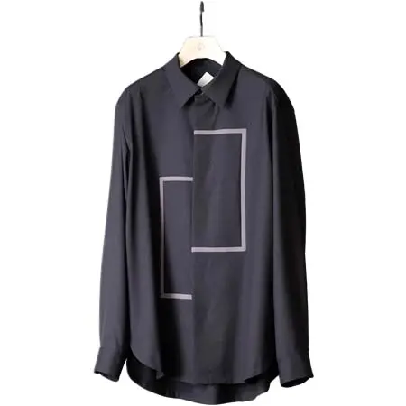 ETHOSENS(エトセンス) Square shirt B