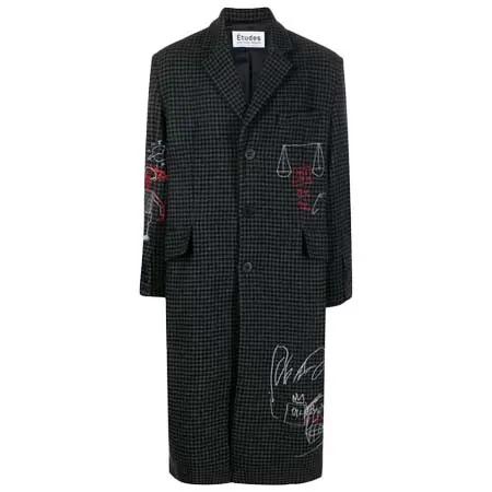 Etudes(エチュード) Jack Johnson ハウンドトゥース コート