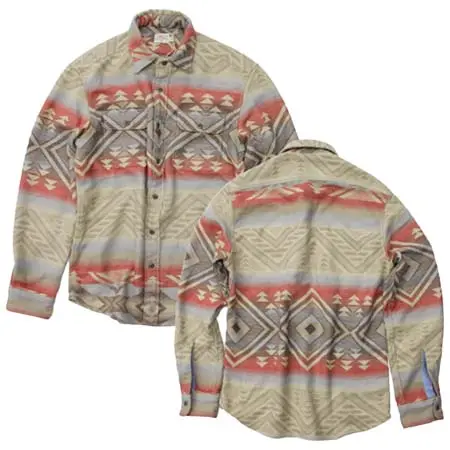 Faherty Brand(ファリティブランド) 長袖シャツ ネイティブ柄 wm1485