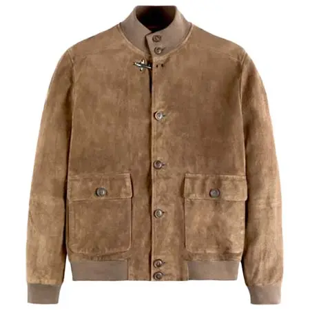 Fay(フェイ) suede bomber jacket