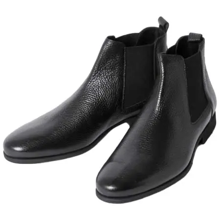 FERRANTE(フェランテ) シボ革 サイドゴアブーツ