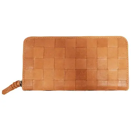 fes(フェス) 本革ラウンドファスナー長財布ブラウン