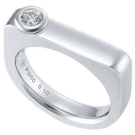 festaria bijou SOPHIA(フェスタリアビジュソフィア) Pt950 “Wish upon a star” ダイヤモンド ピンキーリング