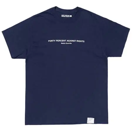 FORTY PERCENTS AGAINST RIGHTS(フォーティパーセントアゲインストライツ) FPARMG SS TEE