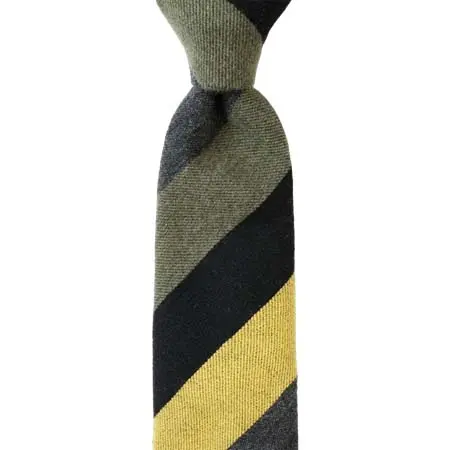 FRANCO BASSI(フランコバッシ) ネクタイ／カシミヤウール ストライプ