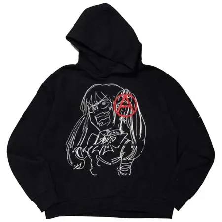 FULL-BK(フルビーケー) paint hoodie