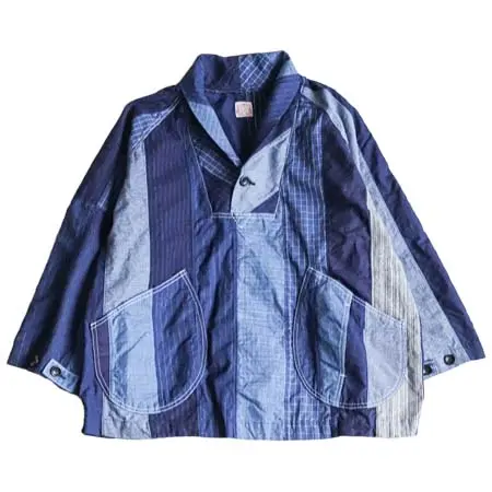 FUNSET OF ART(ファンセットオブアート) IDGパッチワーク作務衣プルCA