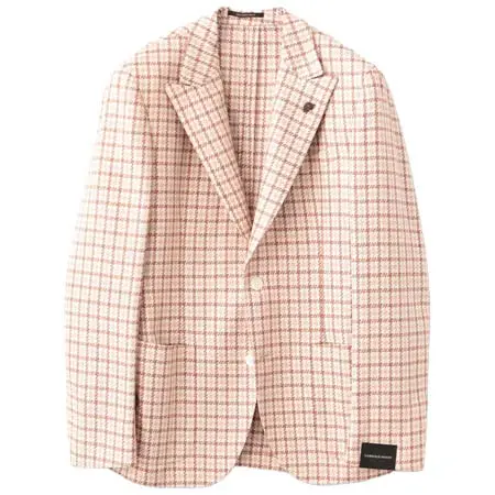 GABRIELE PASINI(ガブリエレパジーニ) シルク　ハウンドトゥースジャケット