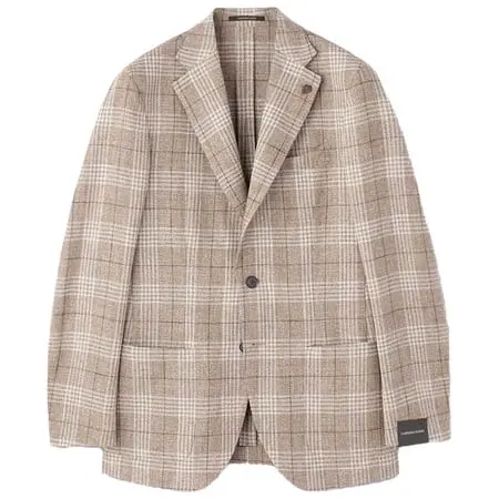 GABRIELE PASINI(ガブリエレパジーニ) 三者混チェックジャケット