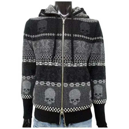 GEMMA.H UOMO(ジャンマアッカウォモ) スカル フルジップパーカ