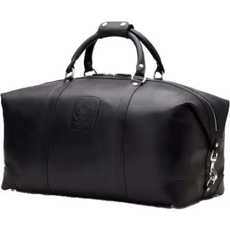 Ghurka(グルカ) Black Leather Duffel Bag