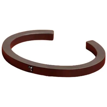 GILD(ギルド) Frosted coat square bar rough diamond bangle