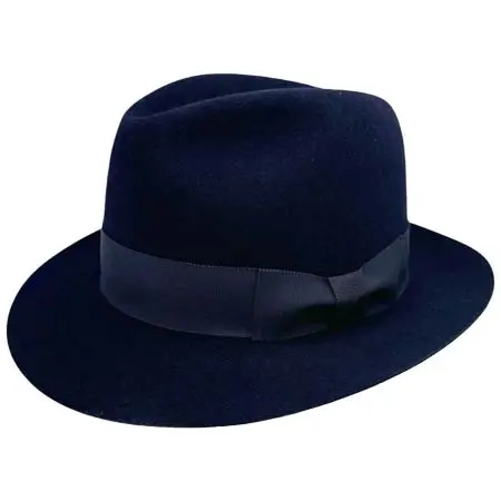 銀座トラヤ帽子店(ギンザトラヤボウシテン) ファーフェルトハット センタークリース