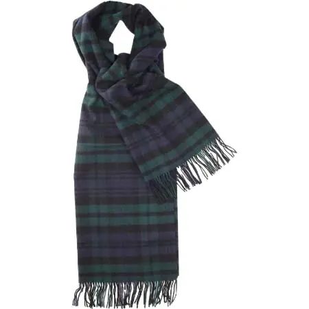 Glen Prince(グレンプリンス) クラシック・タータン・ラムズウール大判マフラー