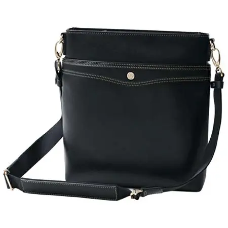 GOLD PFEIL(ゴールドファイル) レザーショルダーバッグ B5