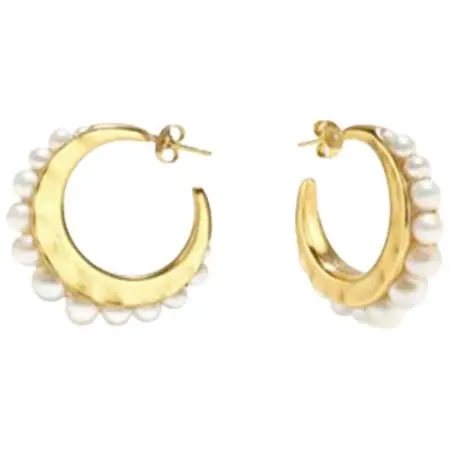 GOOSSENS Paris(グーセンスパリ) Graine de Gemmes hoop earrings