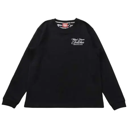 GOTCHA(ガッチャ) スクエア ブリスター ジャカード クルー ロンT