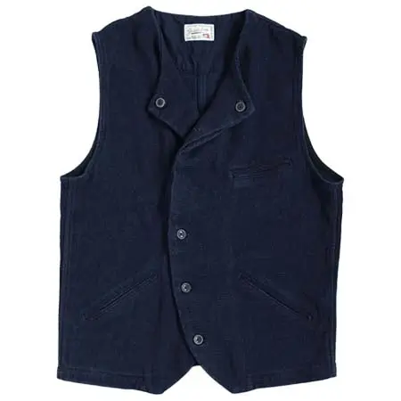 graphzero(グラフゼロ) アビエーターワークベスト インディゴ