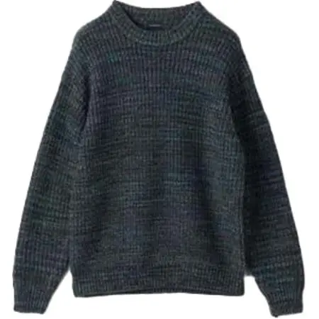 green label relaxing(グリーンレーベルリラクシング) カスリ モヘヤ クルーネック ニット