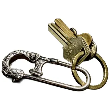 GROK LEATHER(グロックレザー) GATE PIN SHORT -spade+SW -Silver925-