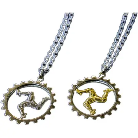 HAROLD’S GEAR(ハロルズギア) Triskele ＆ Skeleton Gear Pendant Top ＋ Chain