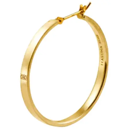 HASUNA(ハスナ) Steady K18 フープピアス