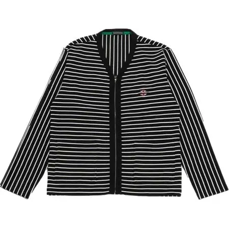Henry Cotton’s(ヘンリーコットンズ) リップル ボーダー ストライプ ジップ ブルゾン