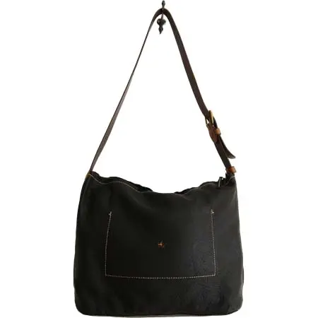 HENRY CUIR(アンリークイール) Pre-Owned Shoulder Bag – Black