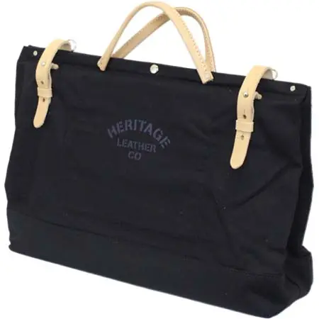 HERITAGE LEATHER(ヘリテージレザー) NO.8288 20” Utility Art Bag 20インチユーティリティアートバッグ Black HL218