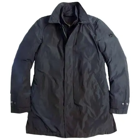 HETREGO(エトレゴ) DRACONIS ステンカラー ダウンコート NAVY