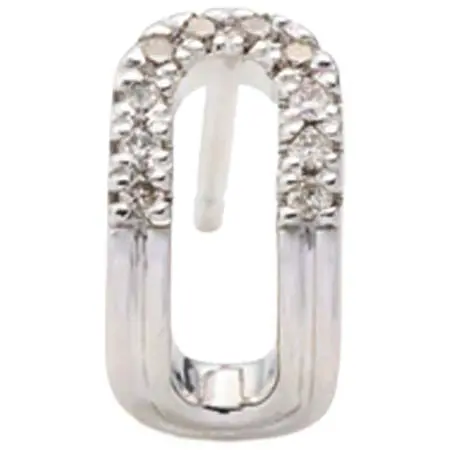 Hirotaka(ヒロタカ) Beluga オブロング ダイヤモンド ピアス