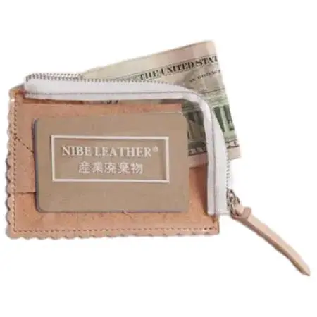 H.Katsukawa From Tokyo(エイチカツカワフロムトウキョウ) NIBE LEATHER 産業廃棄物 WALLET SMALL