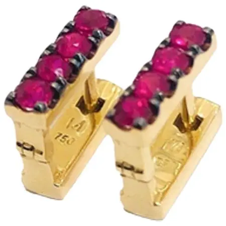 ILEANA MAKRI(イリーナマクリ) SQUARE MINI HOOPS YOXS-RU