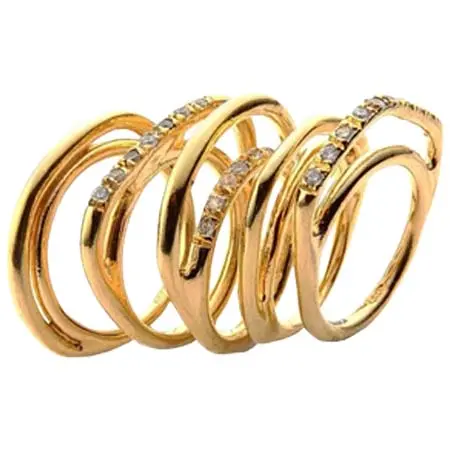 IOSSELLIANI(イオッセリアーニ) CLASSIC COLLECTION Eva 5連リング