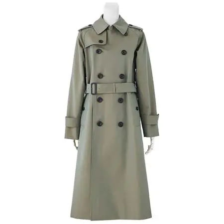 JANTJE_ONTEMBAAR(ヤンチェ オンテンバール) J_O×SANYOCOATモノグラムアートプリントトレンチコート[Borderless×カーキ]