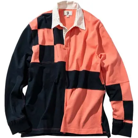J.CREW (ジェイクルー) UNION RUGBY JRSY PIECED LS POLO