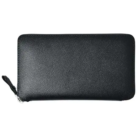 JEAN ROUSSEAU(ジャンルソー) グレインレザーラウンドジップウォレット 5694