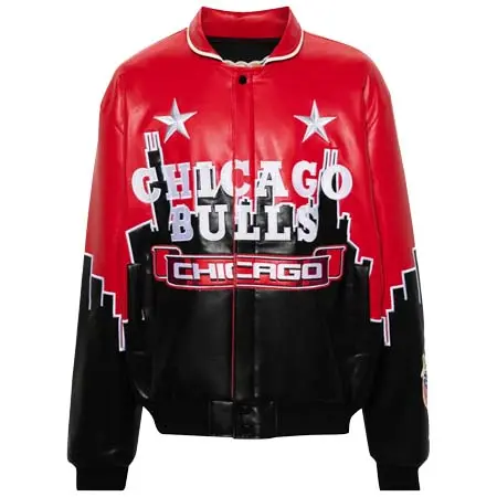 JEFF HAMILTON(ジェフハミルトン) Chicago Bulls Skyline ジャケット