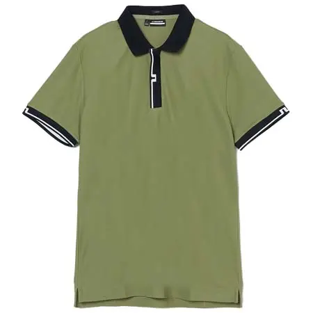 J.LINDEBERG(ジェイリンドバーグ) JLロゴリブカフス半袖ポロ